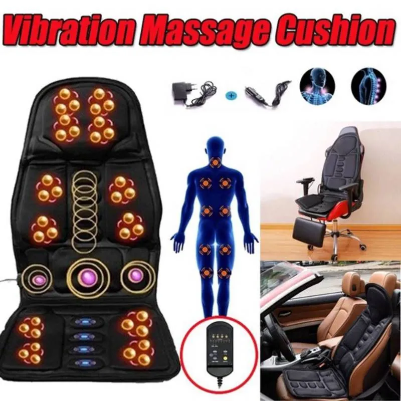Asiento Masajeador 8 Funciones + Doble Conexión en Casa y Auto — Equipos de masaje profesional
