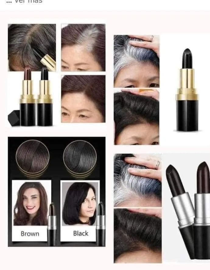 BARRA CUBRE CANAS NEGRO — Cabello / productos para dar forma al pelo no eléctricos