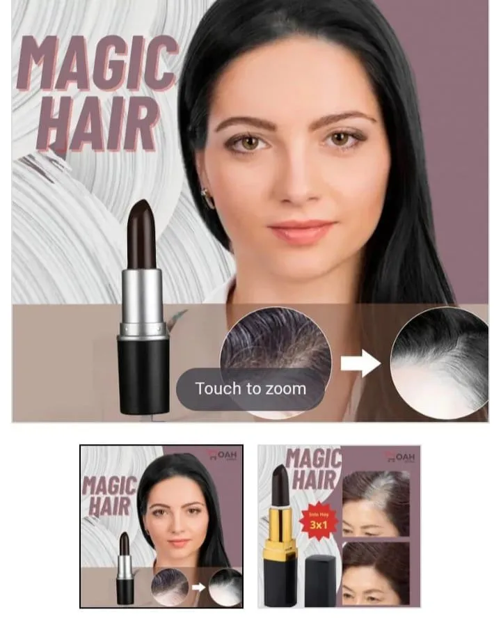 BARRA CUBRE CANAS NEGRO — Cabello / productos para dar forma al pelo no eléctricos