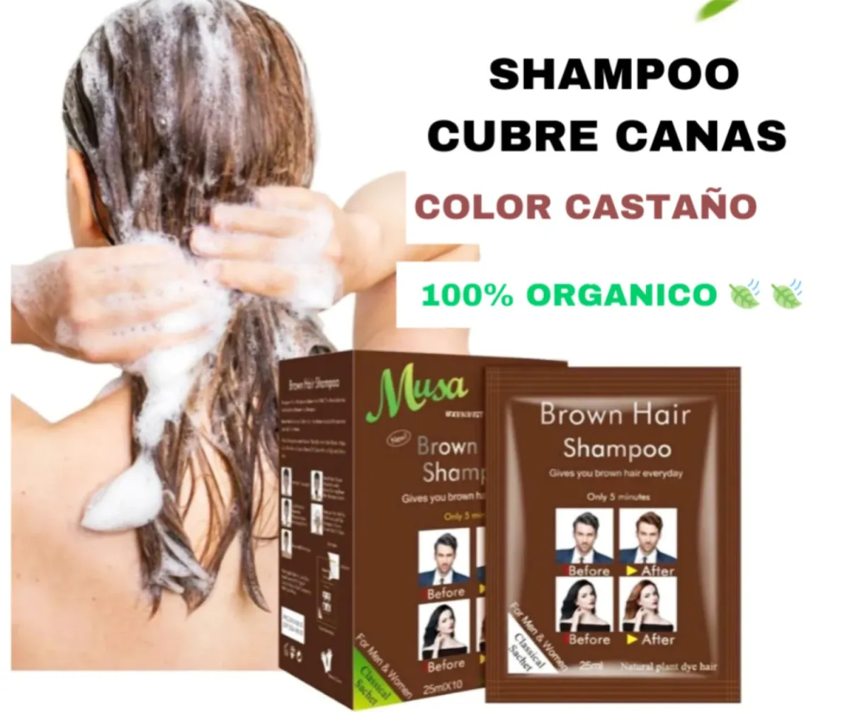 10 TINTE SHAMPOO MARRON claro