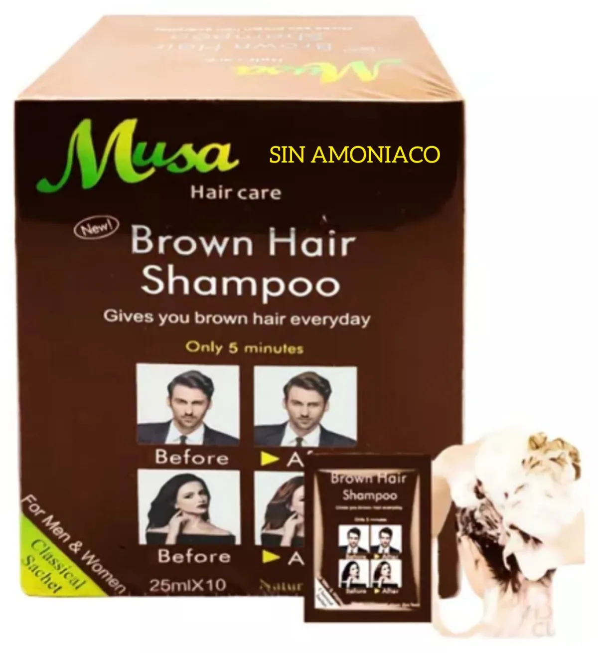 10 TINTE SHAMPOO MARRON claro — Cabello / coloraciones
