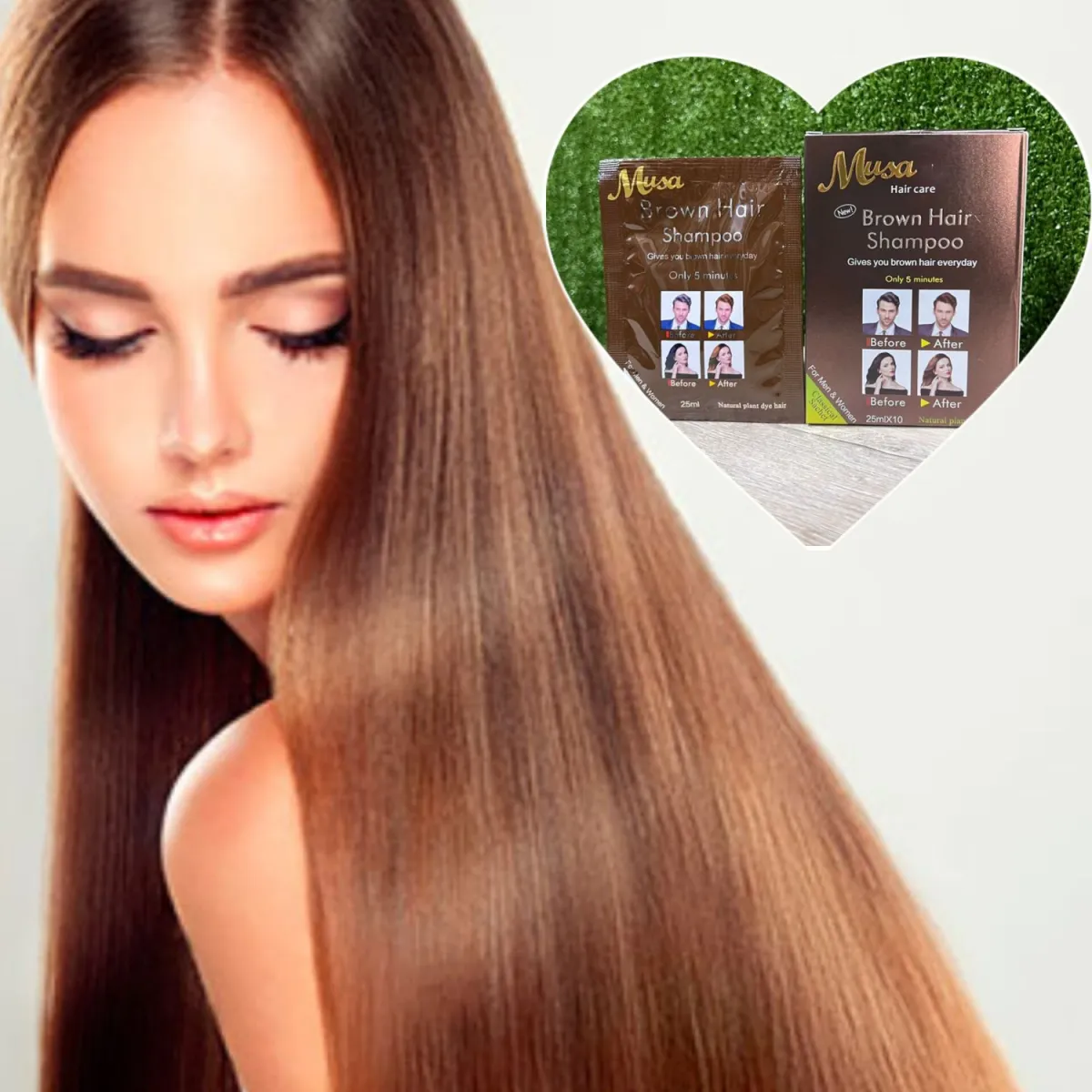 10 TINTE SHAMPOO MARRON claro