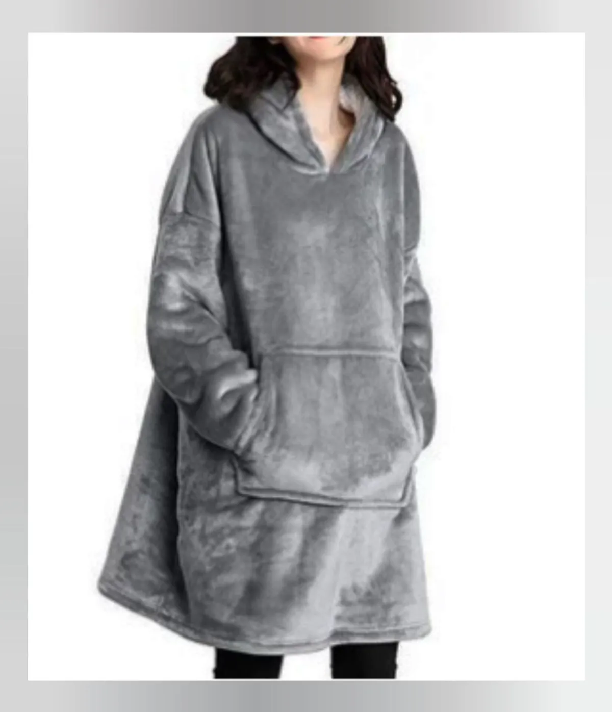 HUGGLE HODDIE POLERONES UNISEX FRIO GRISS — Camisones / camisolas
