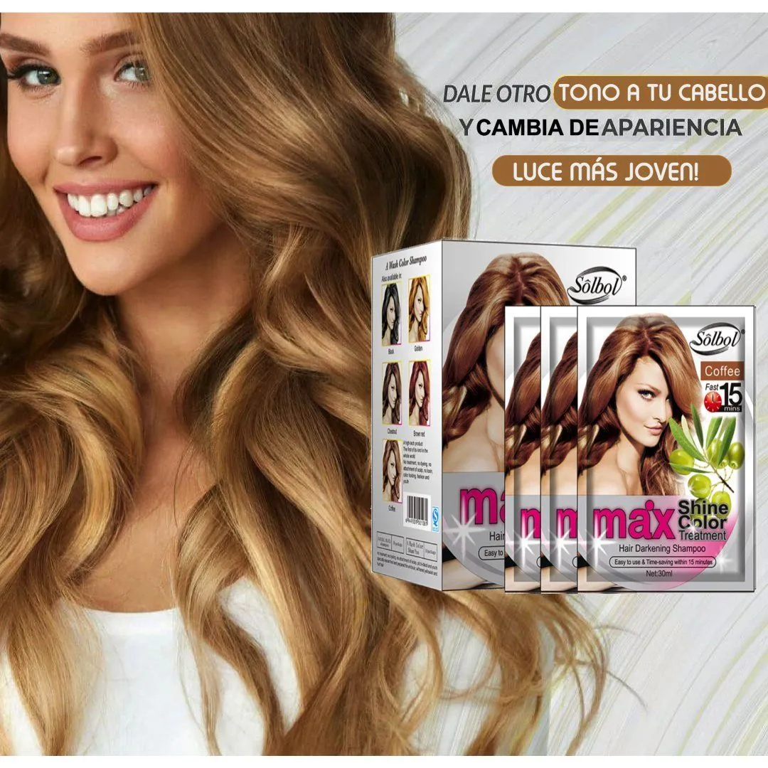 SHAMPOO TINTE ORGÁNICO CAFÉ X10 SACHET — Otros productos para el cuidado del cabello
