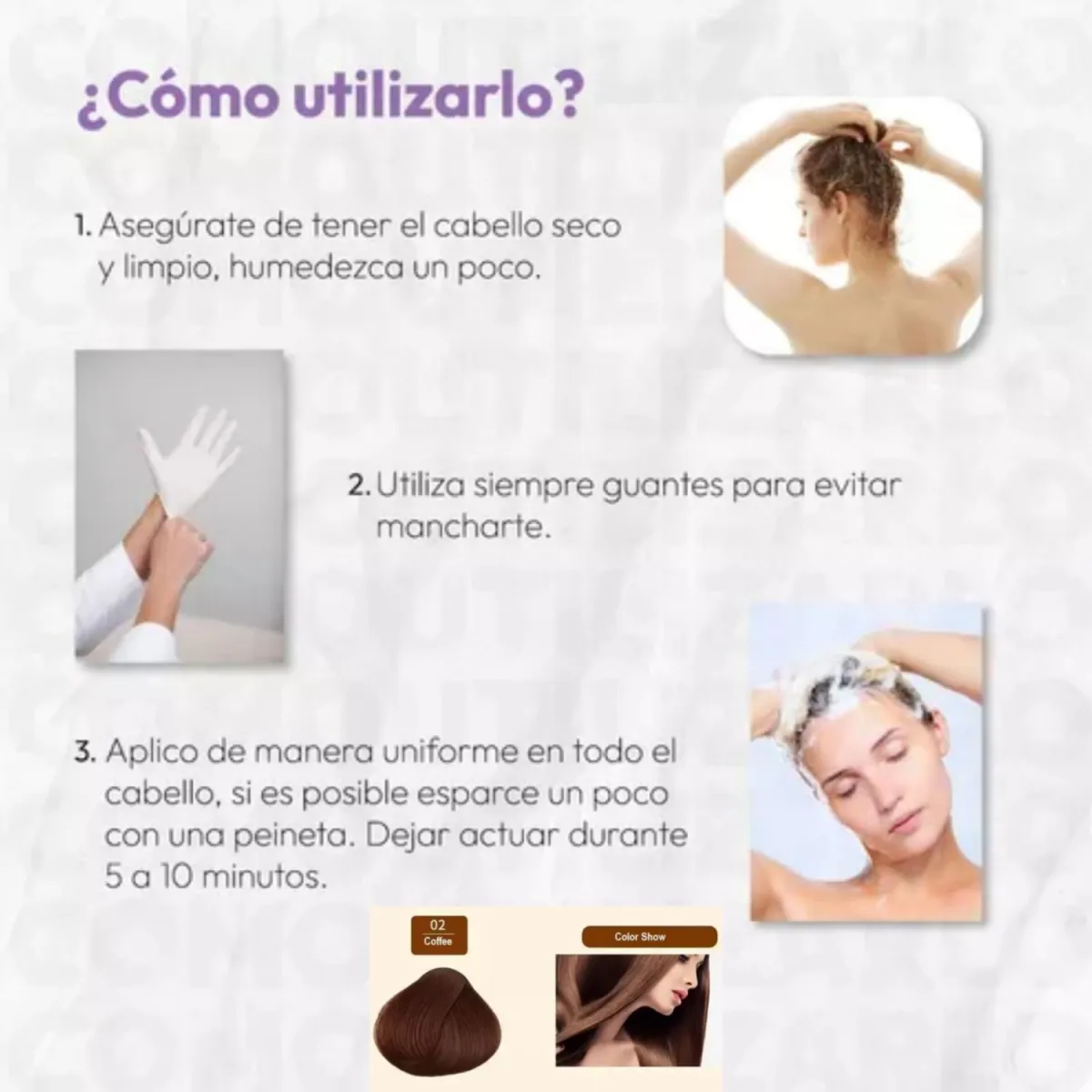 SHAMPOO TINTE ORGÁNICO CAFÉ X10 SACHET — Otros productos para el cuidado del cabello