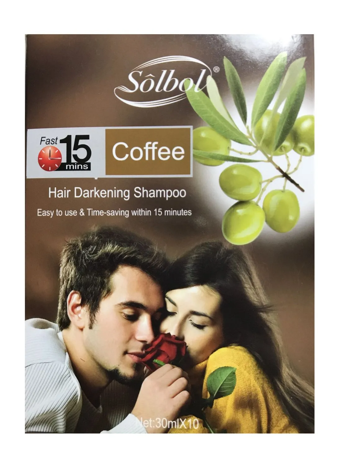 SHAMPOO TINTE ORGÁNICO CAFÉ X10 SACHET
