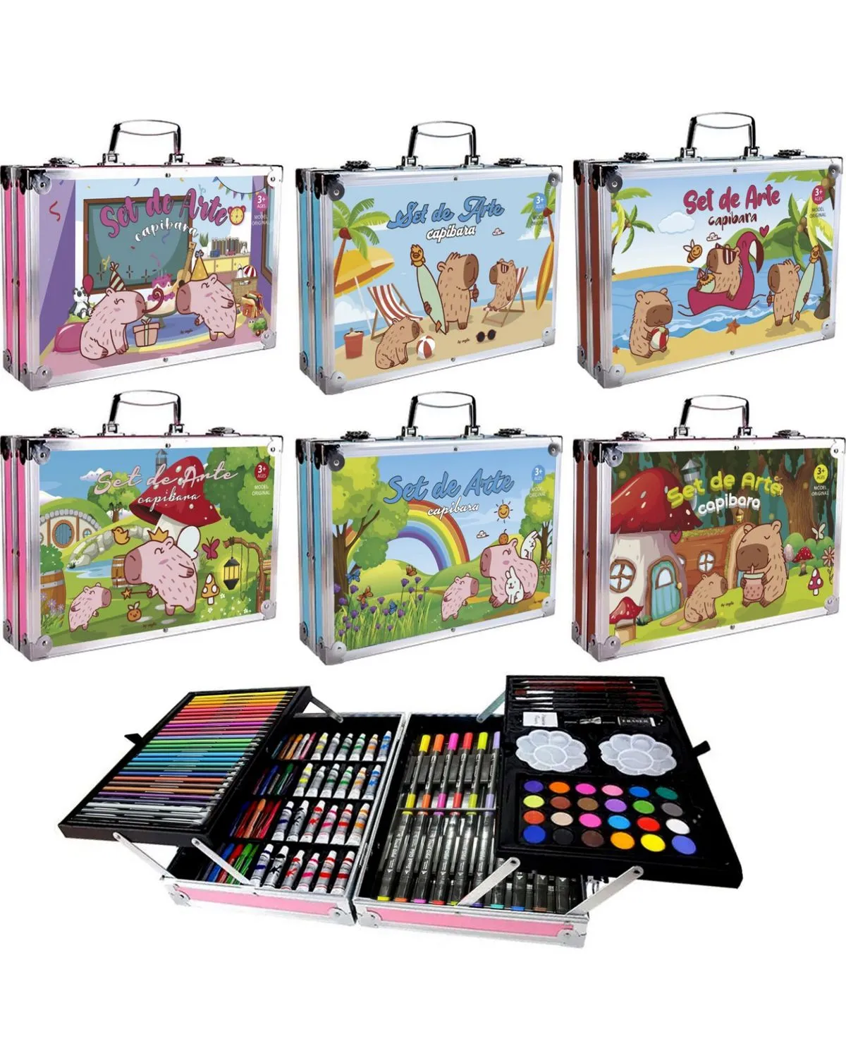 SET DE LUJO METALICO 145 piezas