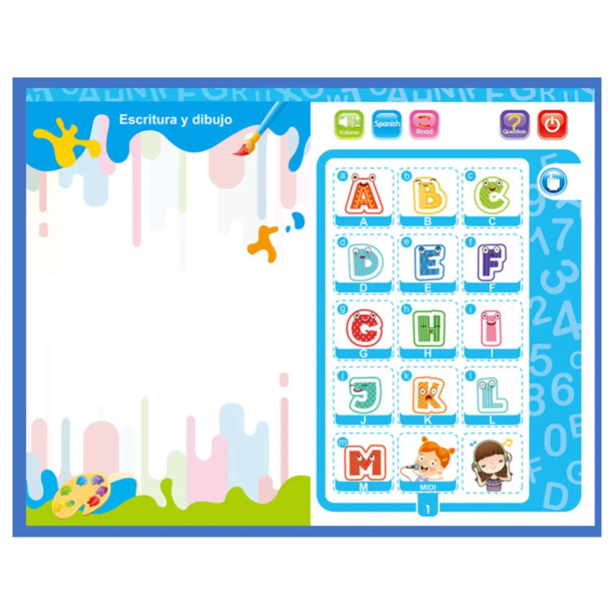 Libro didactico con sonidos en español e inglés