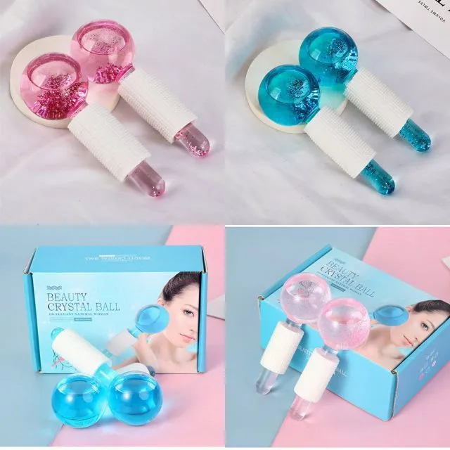 ICE GLOBES BOLAS DE CRISTAL PARA MASAJE Y REAFIRMACION