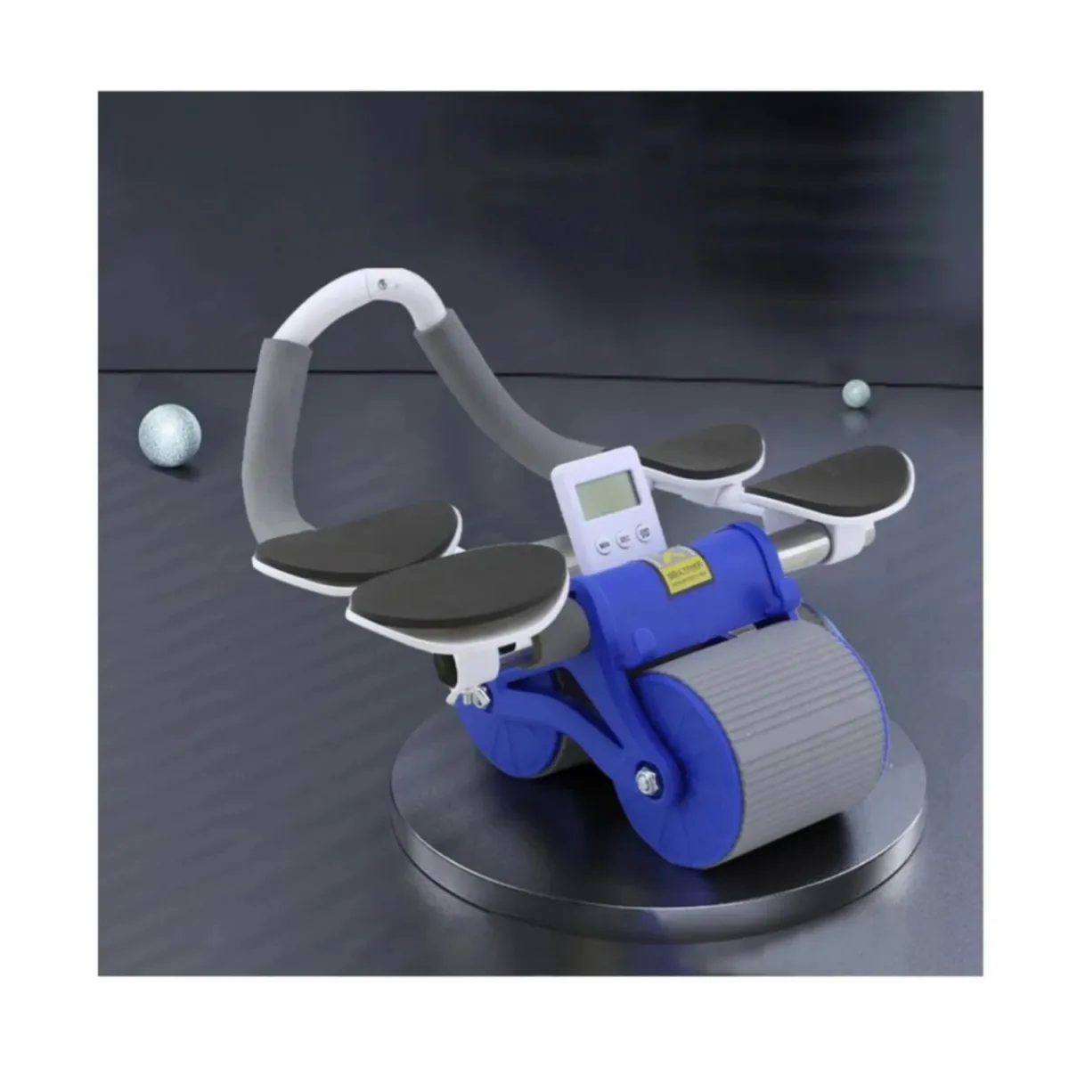 RODILLO ABDOMINAL 4 SOPORTE CON MEDIDOR DE CONTEO