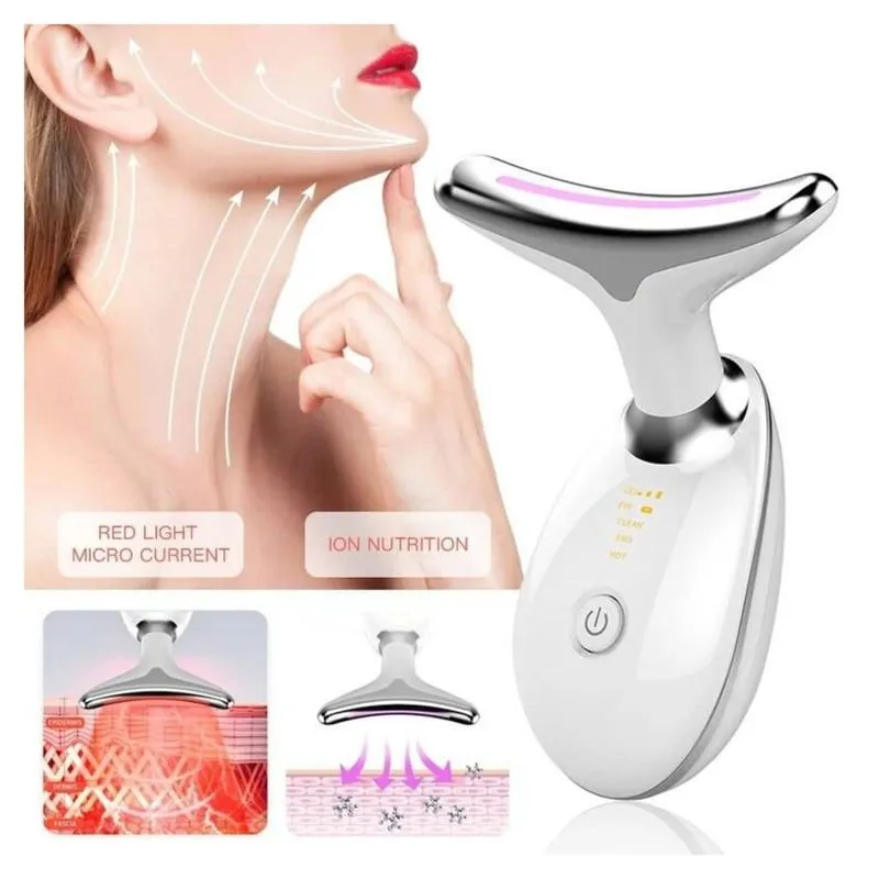 Masajeador Led Reductor de Arrugas y Papada BLANCO — Productos de baño para tonificar / masajear
