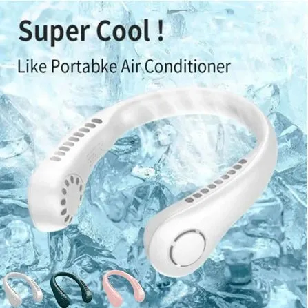 VENTILADOR PORTÁTIL PARA CUELLO MANOS LIBRES — Ventiladores portátiles