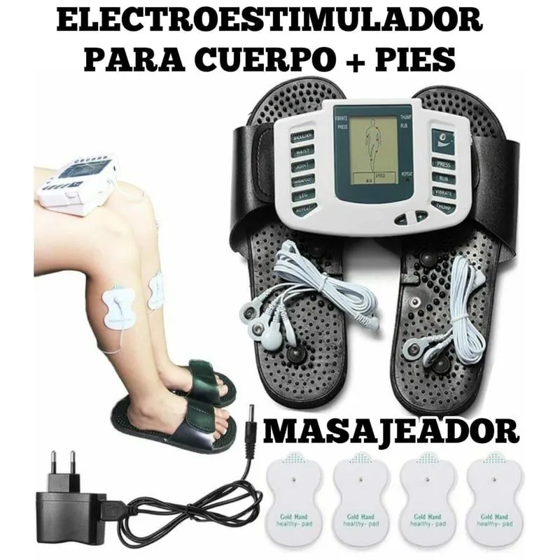MASAJEADOR ELECTRO ESTIMULADOR CUERPO Y PIES — Otros masajes corporales / tonificación