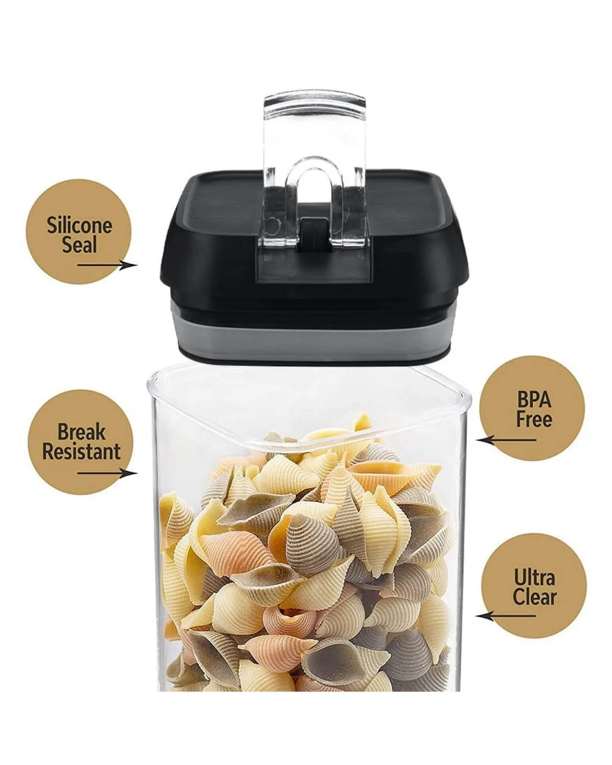 SET DE 07 DISPENSADORES HERMETICOS PARA CEREALES GRANOS MENESTRAS