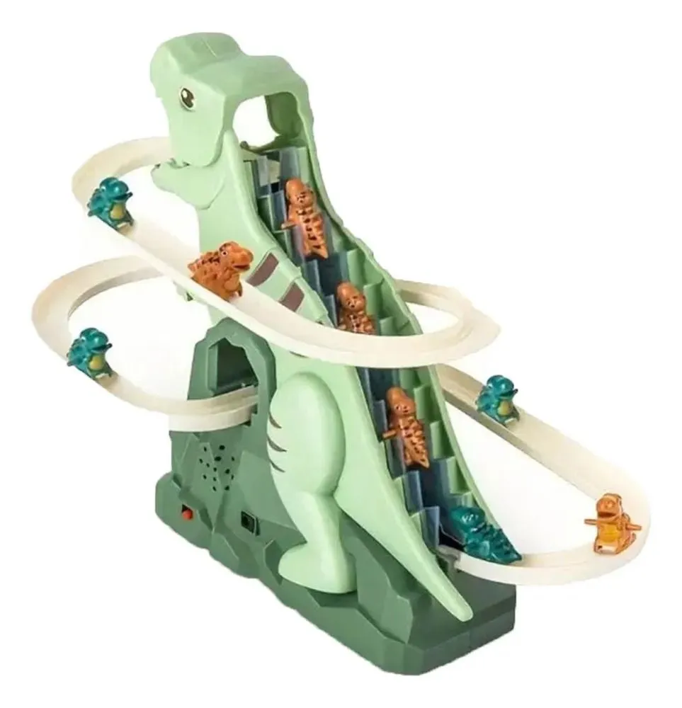 Dinosaurio de escalada con luces LED y Músical a pilas — Juguetes musicales eléctricos