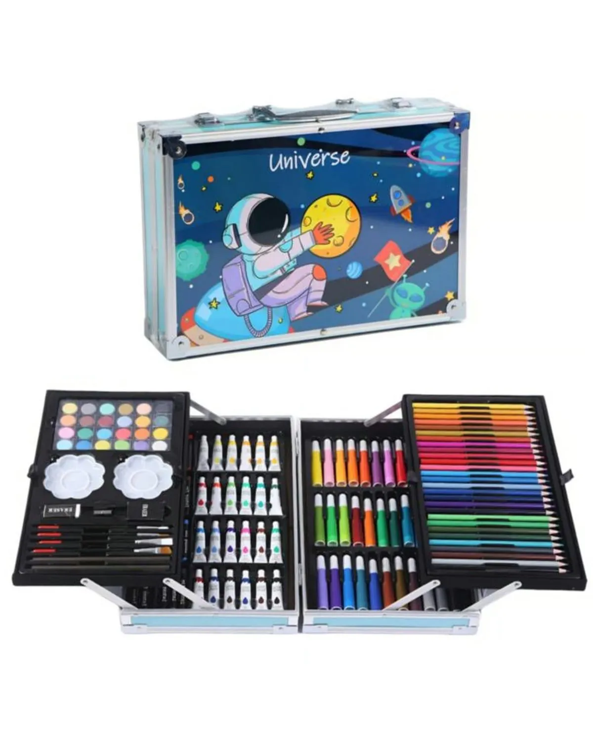 SET DE LUJO METALICO 145 piezas DINO U ASTRONAUTA — Otros juguetes / juegos
