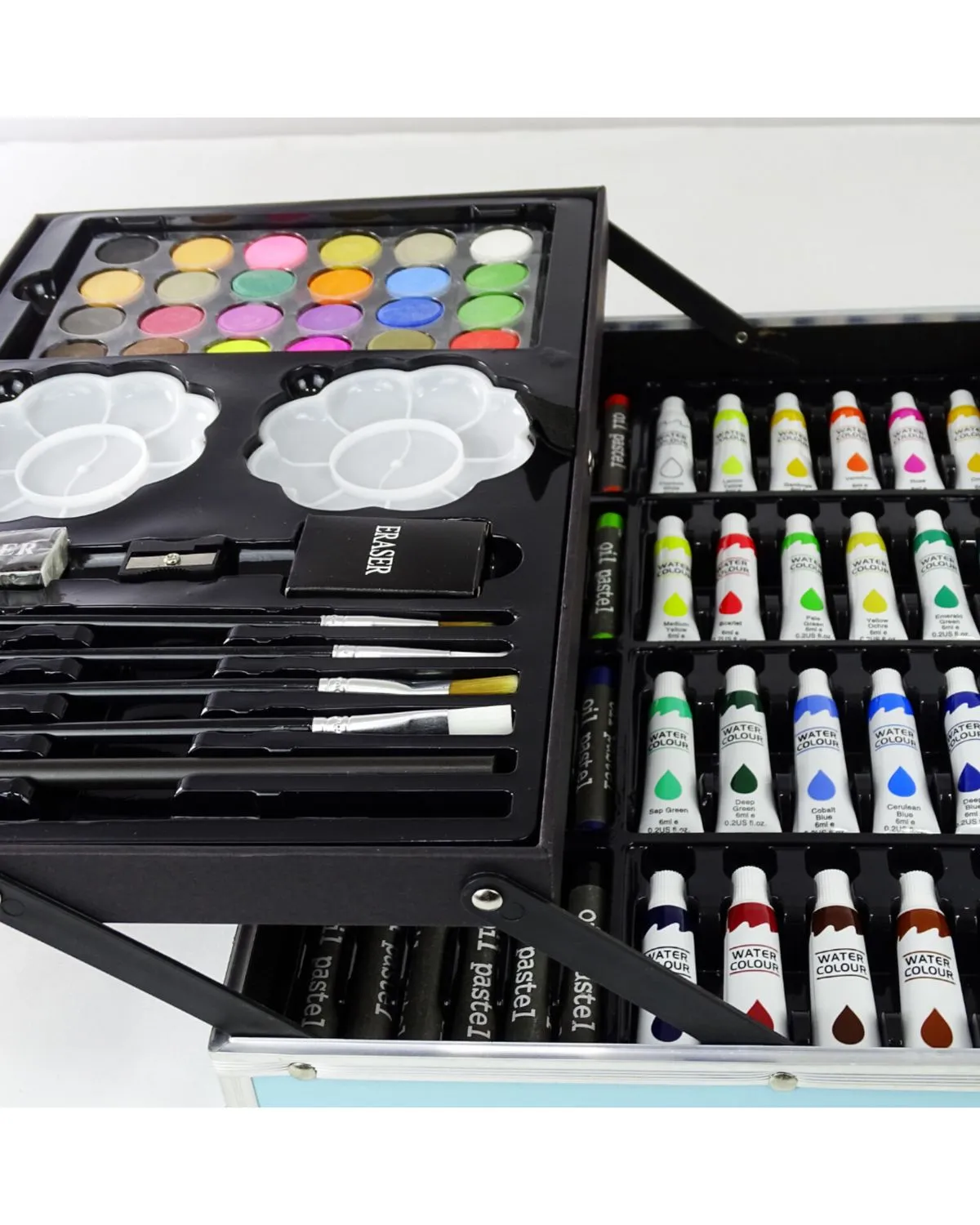 SET DE LUJO METALIZADO 145 PIEZAS (ARTE)