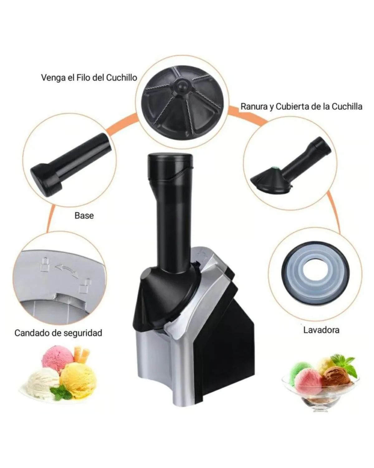 Máquina Automática de Prensado para hacer Helado