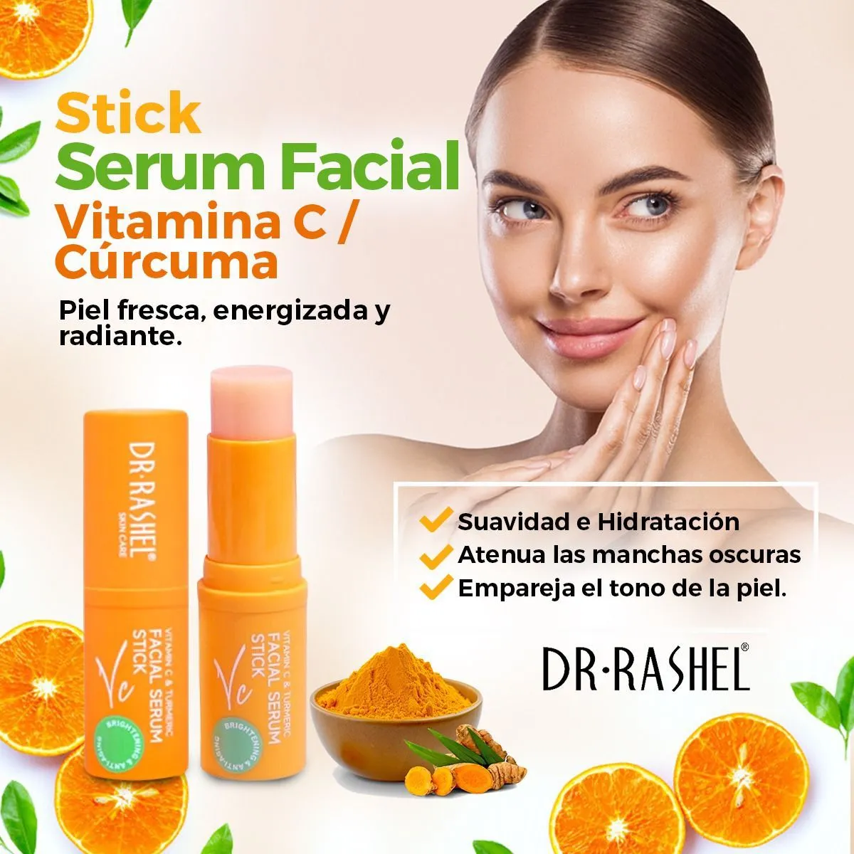 Suero facial en barra con niacinamida del Dr Rashel