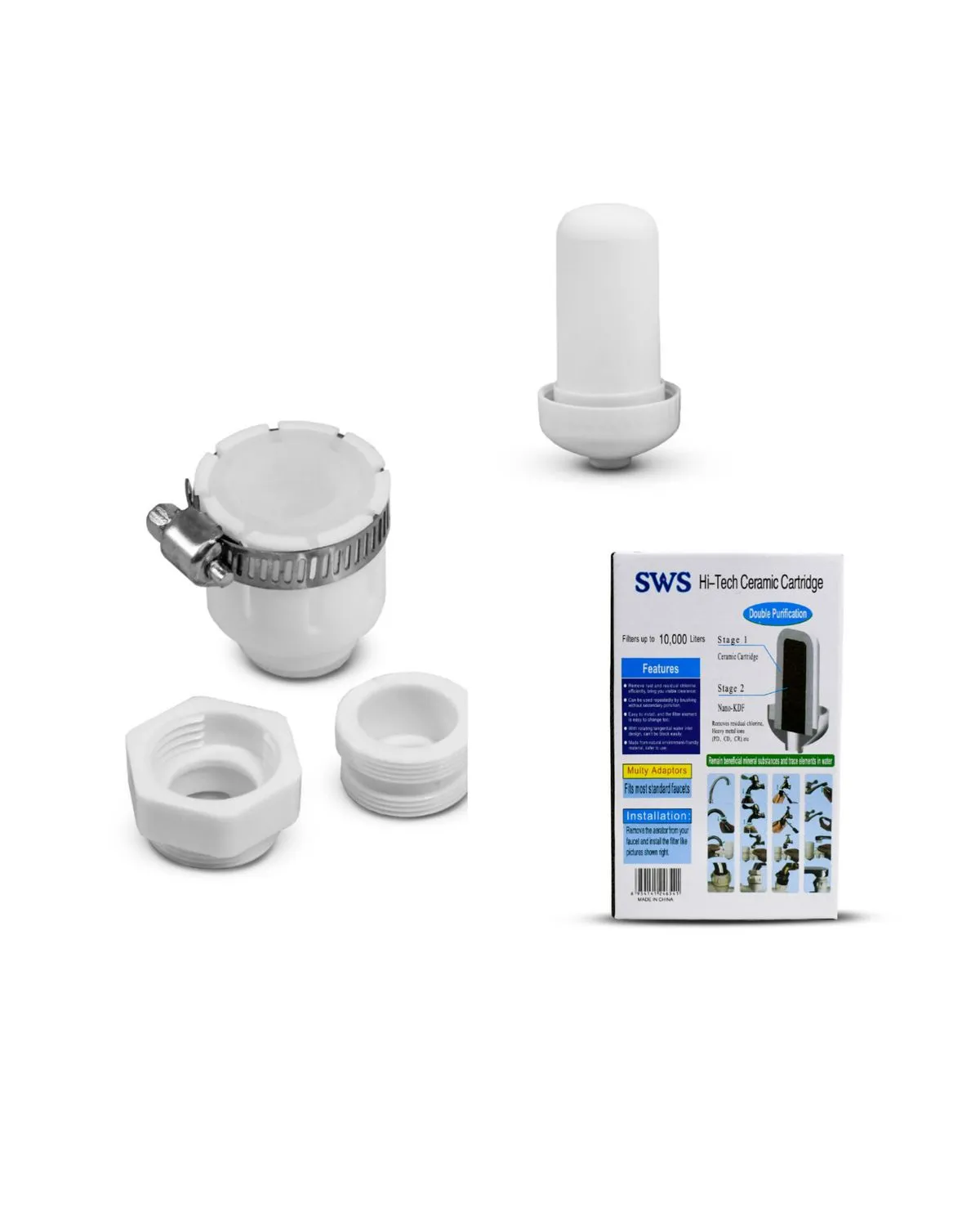 FILTRO PURIFICADOR DE AGUA CON LLAVE DUAL