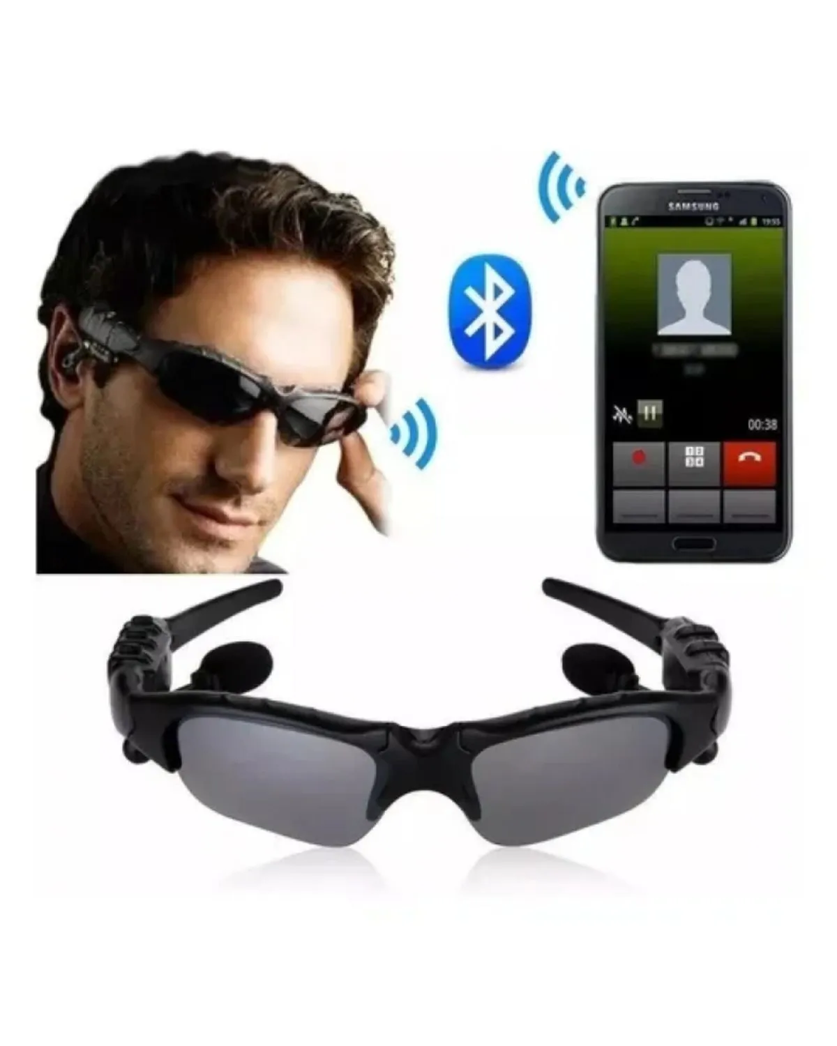 Gafas con Audifonos Integrado Bluetooth — Gafas protectoras / gafas de seguridad
