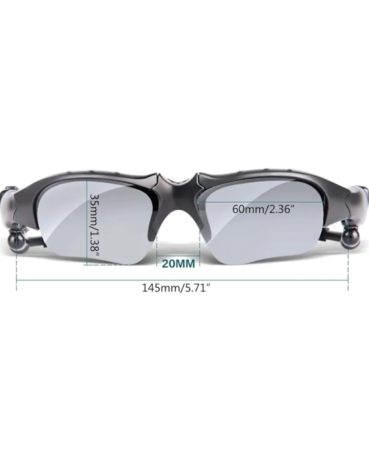 Gafas con Audifonos Integrado Bluetooth