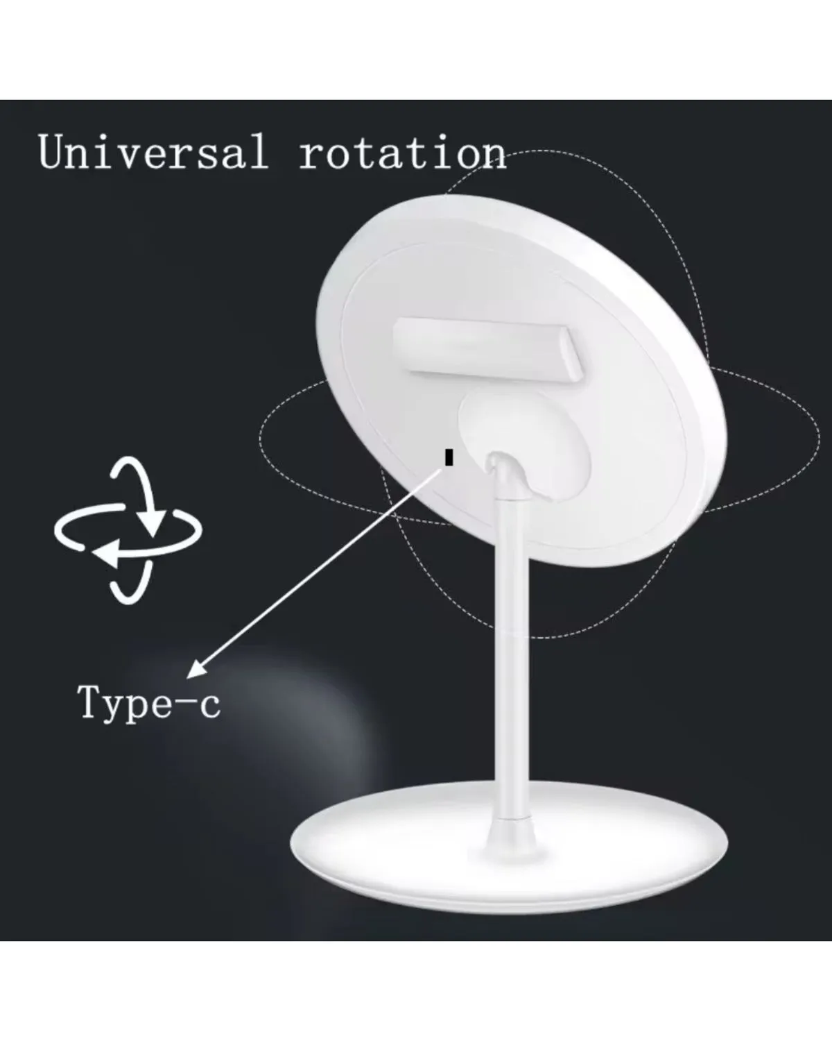ESPEJO LED CON PANTALLA TACTIL DE MAQUILLAJE — Espejos