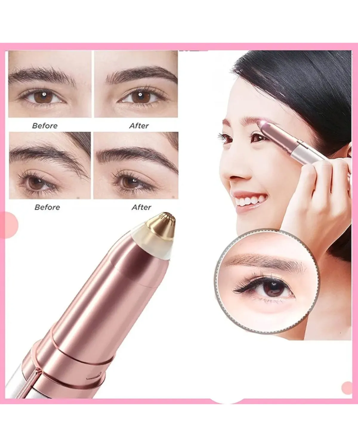 Depiladora de Cejas Electrico sin dolor — Productos para depilar el vello