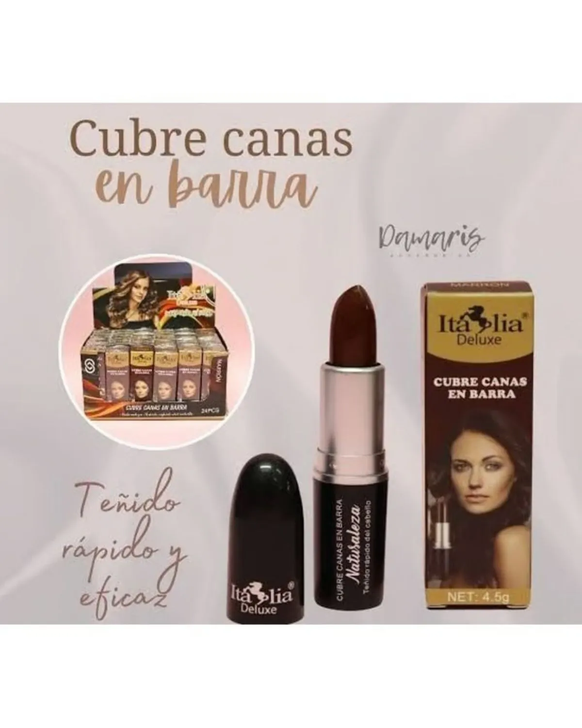 CUBRE CANAS EN BARRA MARRON x02 uni
