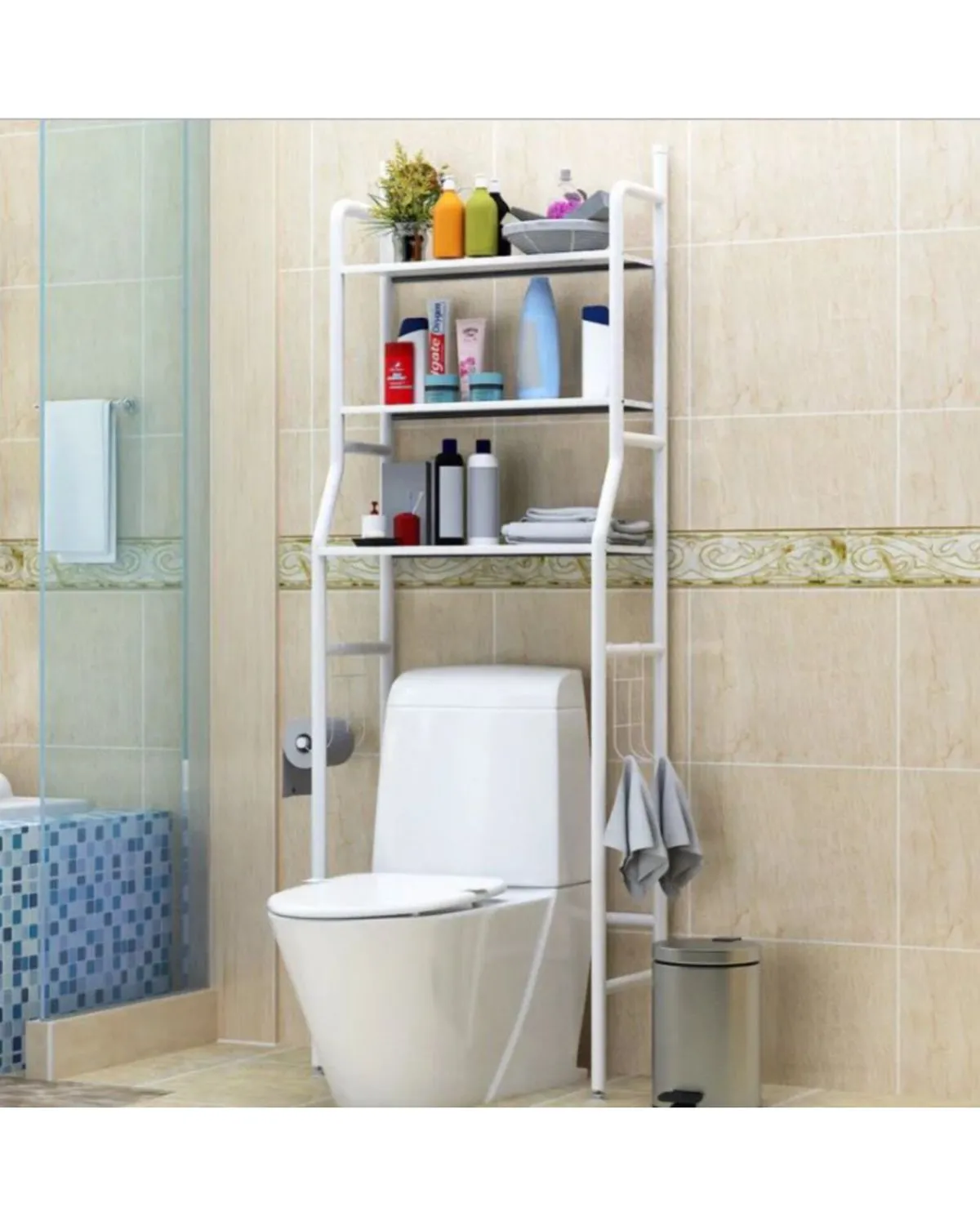 ORGANIZADOR DE BAÑO 3 NIVELES BLANCO