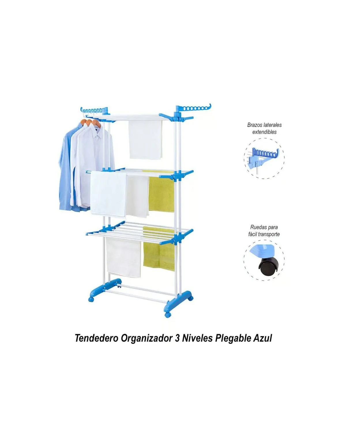 TENDEDERO Multifuncional 4 Niveles Plegable Transportable