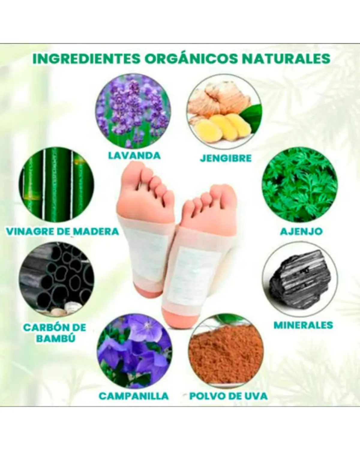 1O PARCHE KINOKI DESINTOXICANTE — Otros productos para aliviar el sueño / estrés