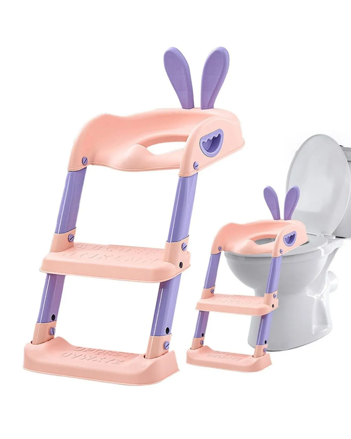 Asiento de Entrenamiento para Baño con Escalera Plegable — Asientos para bebés no eléctricos