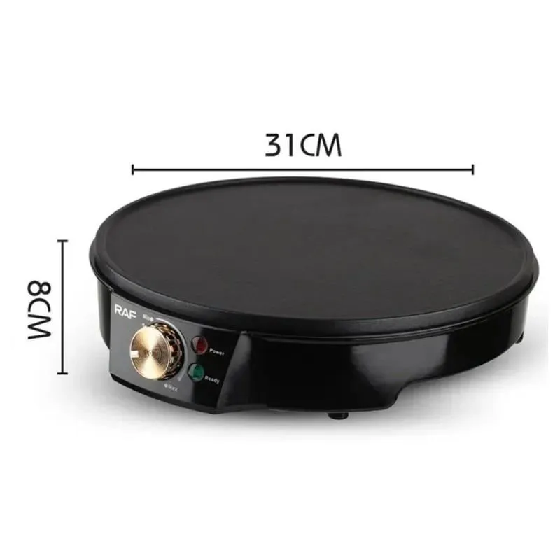 Crepera de 11 pulgadas 1200w Plancha para panqueques antiadherente