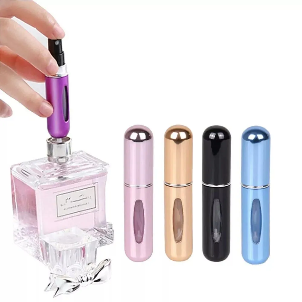 05 ATOMIZADOR DE PERFUME PORTABLE PARA VIAJE color aleatorio