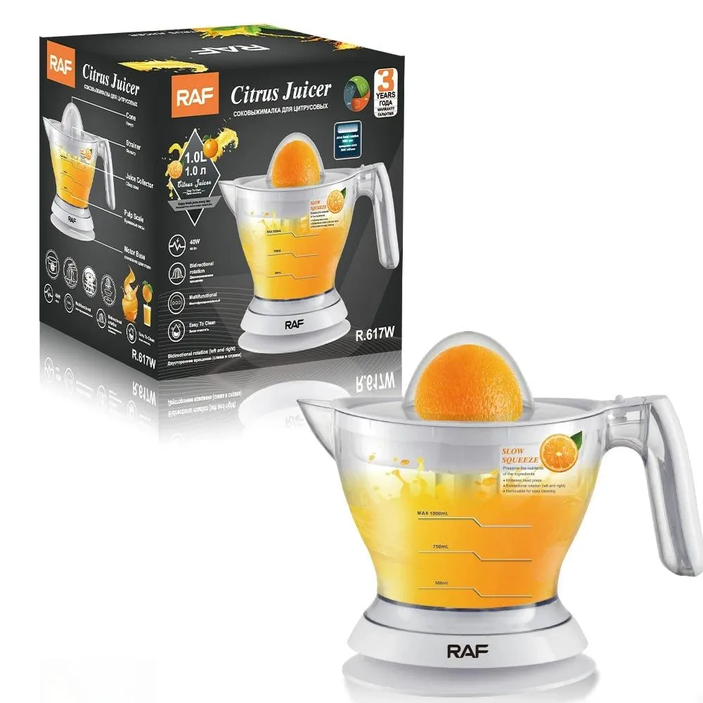 Exprimidor de Cítricos Naranjas Eléctrico RAF — Exprimidores eléctricos