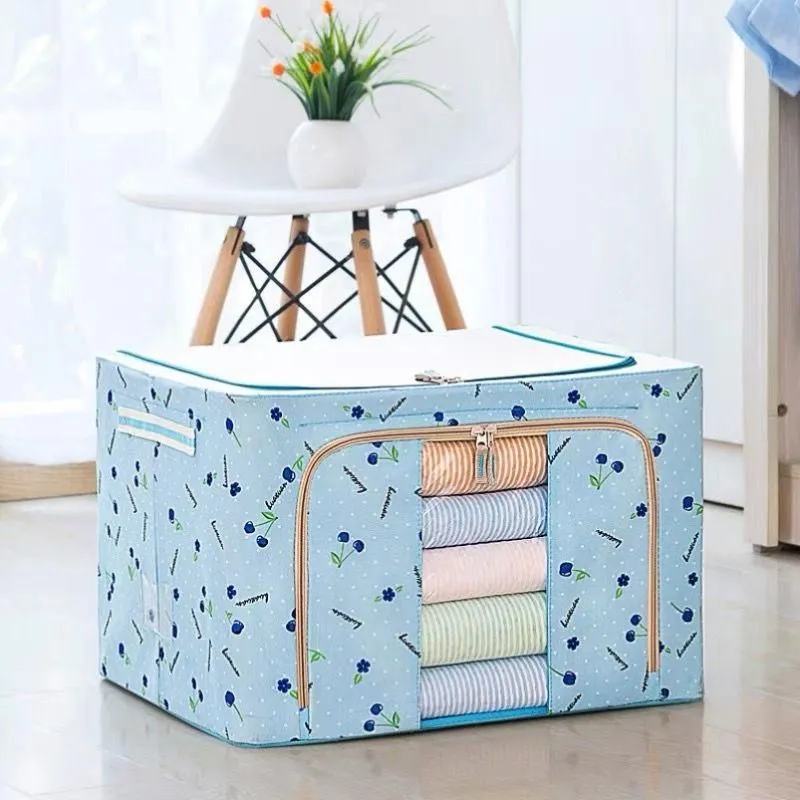 CAJA DE ALMACENAMIENTO PLEGABLE 60CM — Organizadores dormitorio / Living
