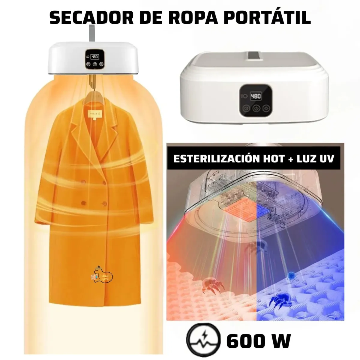 SECADOR ROPA RETRACTIL — Otros aparatos para el cuidado de la ropa limpia