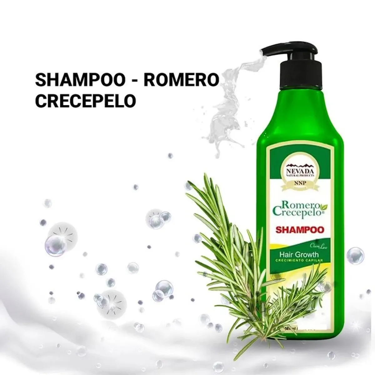 Shampoo Romero Crecepelo Nevada 320ml — Cabello / champús