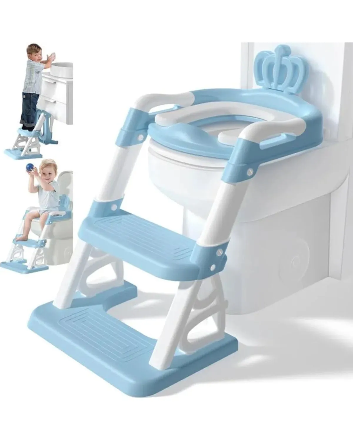 Asiento De Entrenamiento Escalonado Para Inodoro acolchado — Asientos / urinales de entrenamiento para bebés
