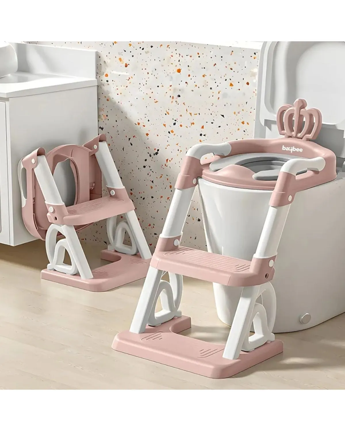Asiento De Entrenamiento Escalonado Para Inodoro acolchado — Asientos / urinales de entrenamiento para bebés