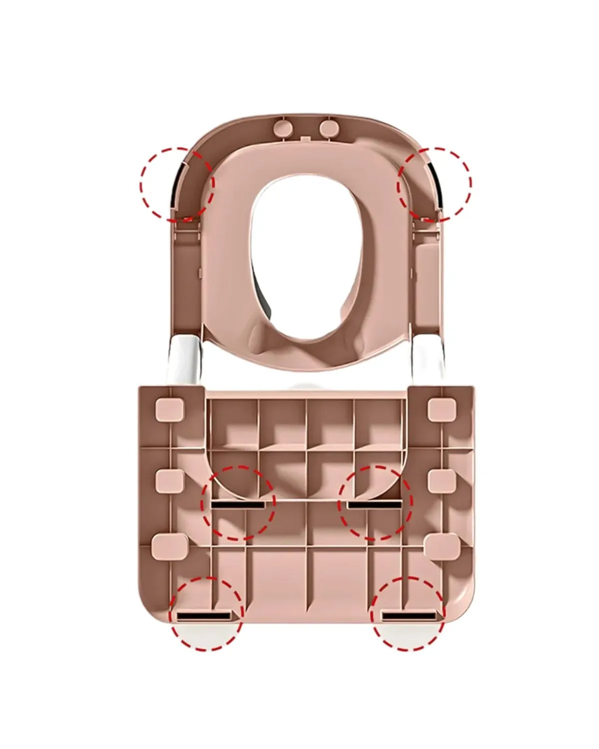 Asiento De Entrenamiento Escalonado Para Inodoro acolchado