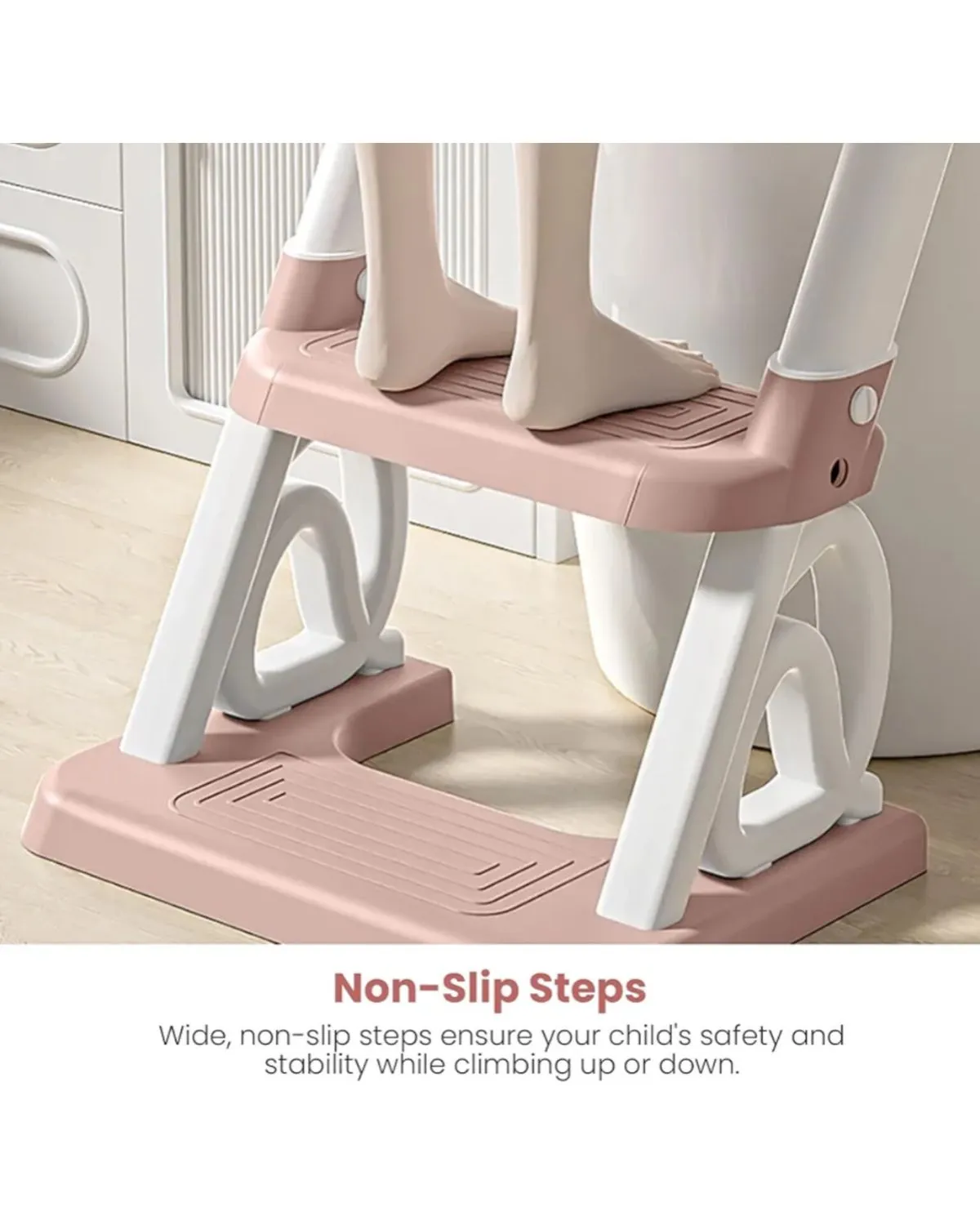 Asiento De Entrenamiento Escalonado Para Inodoro acolchado