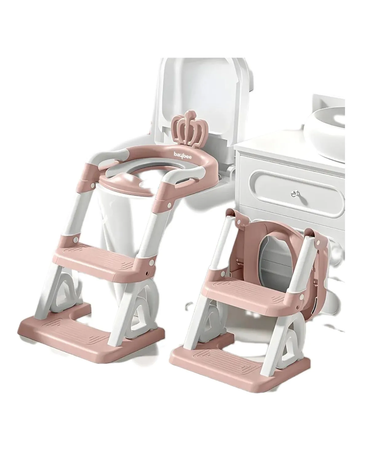 Asiento De Entrenamiento Escalonado Para Inodoro acolchado