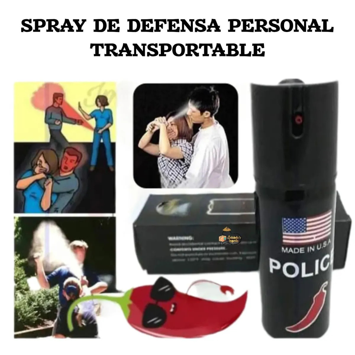 GAS DEFENSA PERSONAL - SPRAY 60 ML