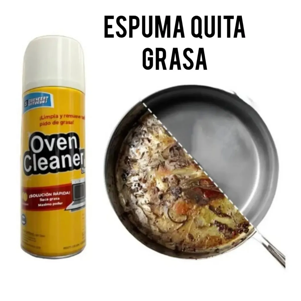 QUITA GRASA ESPUMA OVEN CLEANER 100% GARANTIZADO