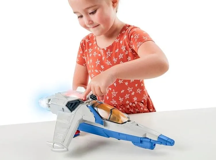 FIGURA DE ACCION FISHER PRICE HGT26 IMAGINEXT BUZZ LIGHTYEAR NAVE ESPACIAL DELUXE