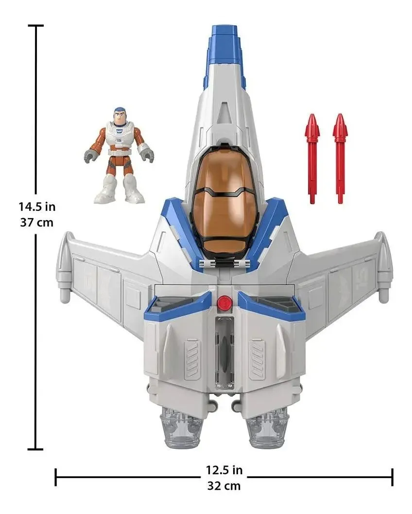 FIGURA DE ACCION FISHER PRICE HGT26 IMAGINEXT BUZZ LIGHTYEAR NAVE ESPACIAL DELUXE