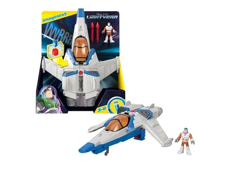 FIGURA DE ACCION FISHER PRICE HGT26 IMAGINEXT BUZZ LIGHTYEAR NAVE ESPACIAL DELUXE — Otras muñecas / marionetas / muñecos de peluche