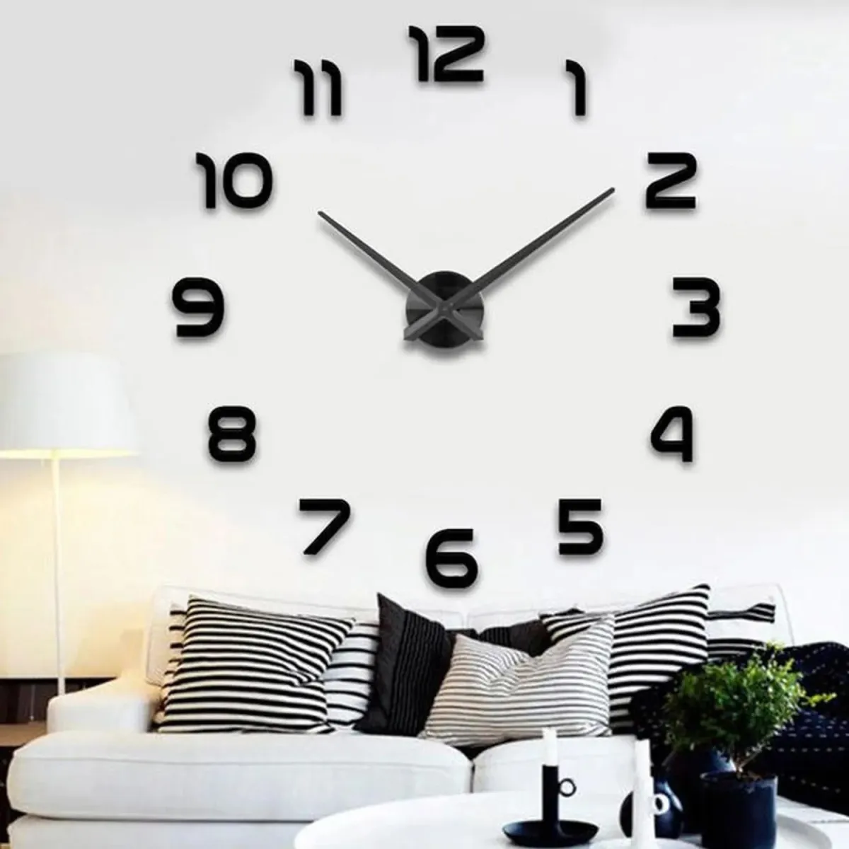 Reloj De Pared Digital 3d Moderno Y Grande De 110cm